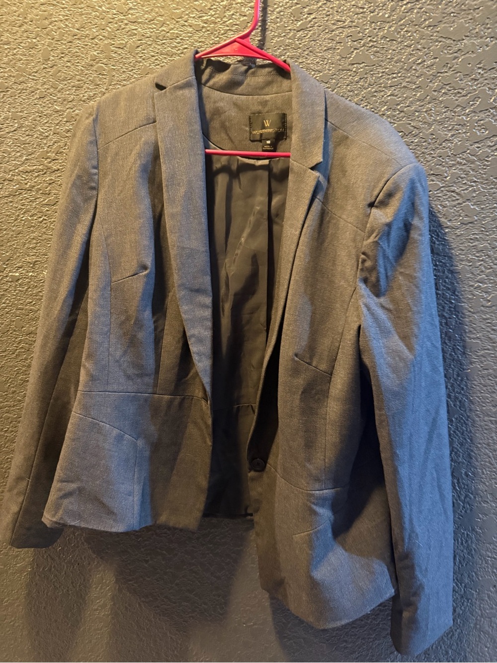 Worthington Gray Women's Tailored Blazer